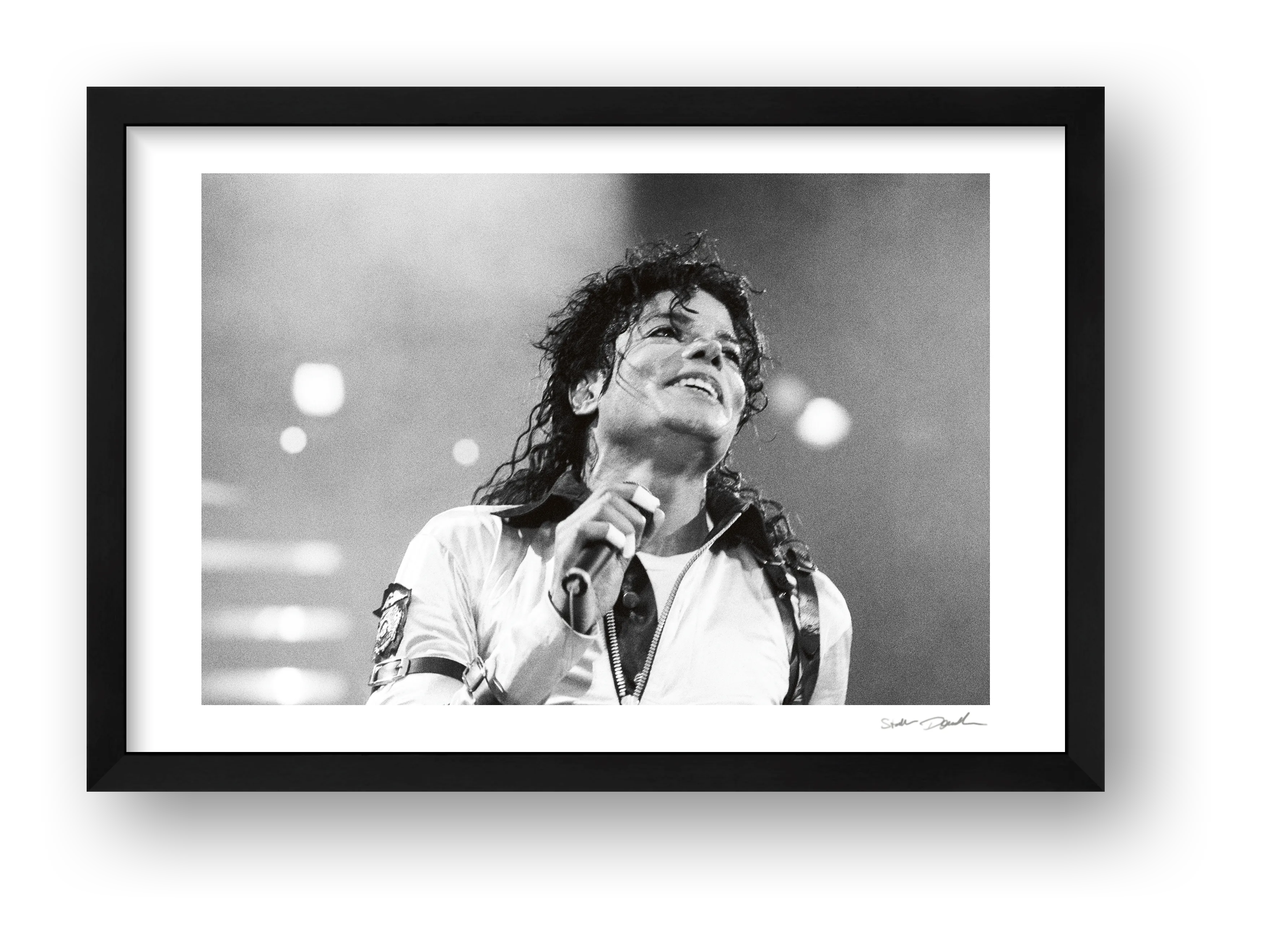 Michael Jackson - Wembley - Roll 11B Frame 35 — framed