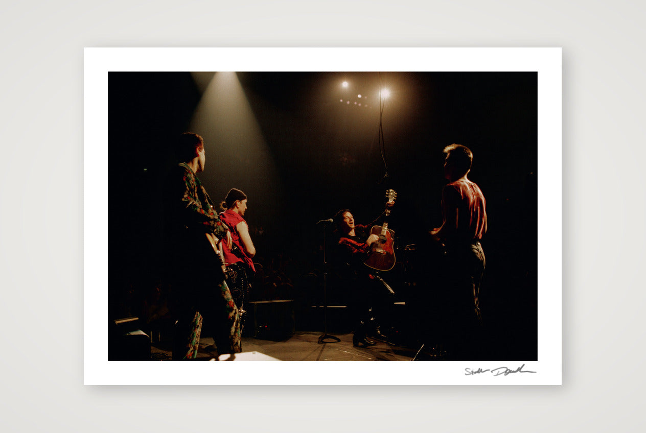 U2 - Full Band Live - B Stage — A2 (59×42cm, 23×17") Print only