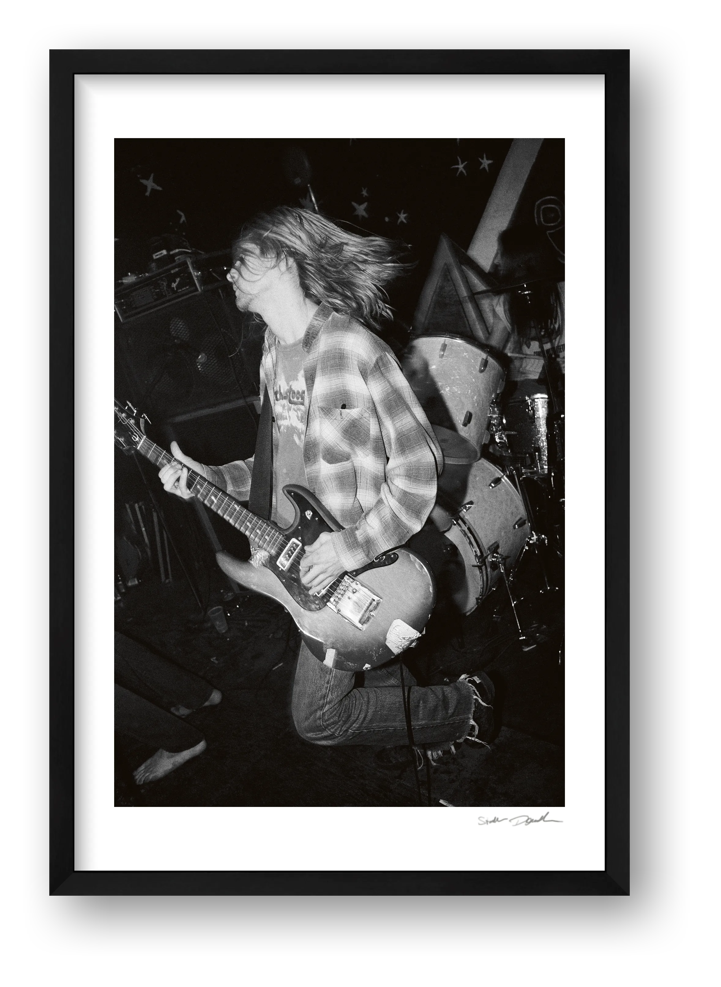 Kurt Cobain - Nirvana - Pyramid Club NYC - Before the Trouble — framed