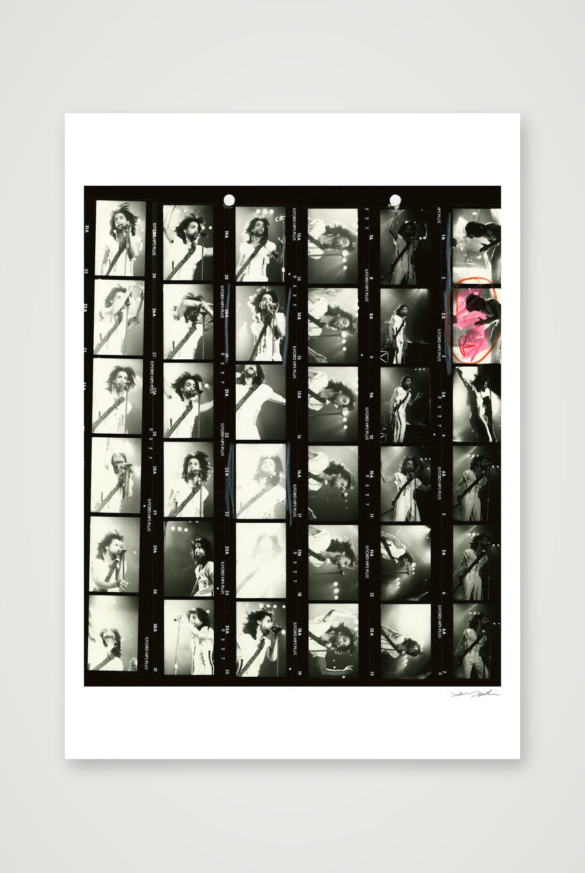 Prince - Nude - Contact Sheet B — A1 (59×84cm, 23×33") Print only