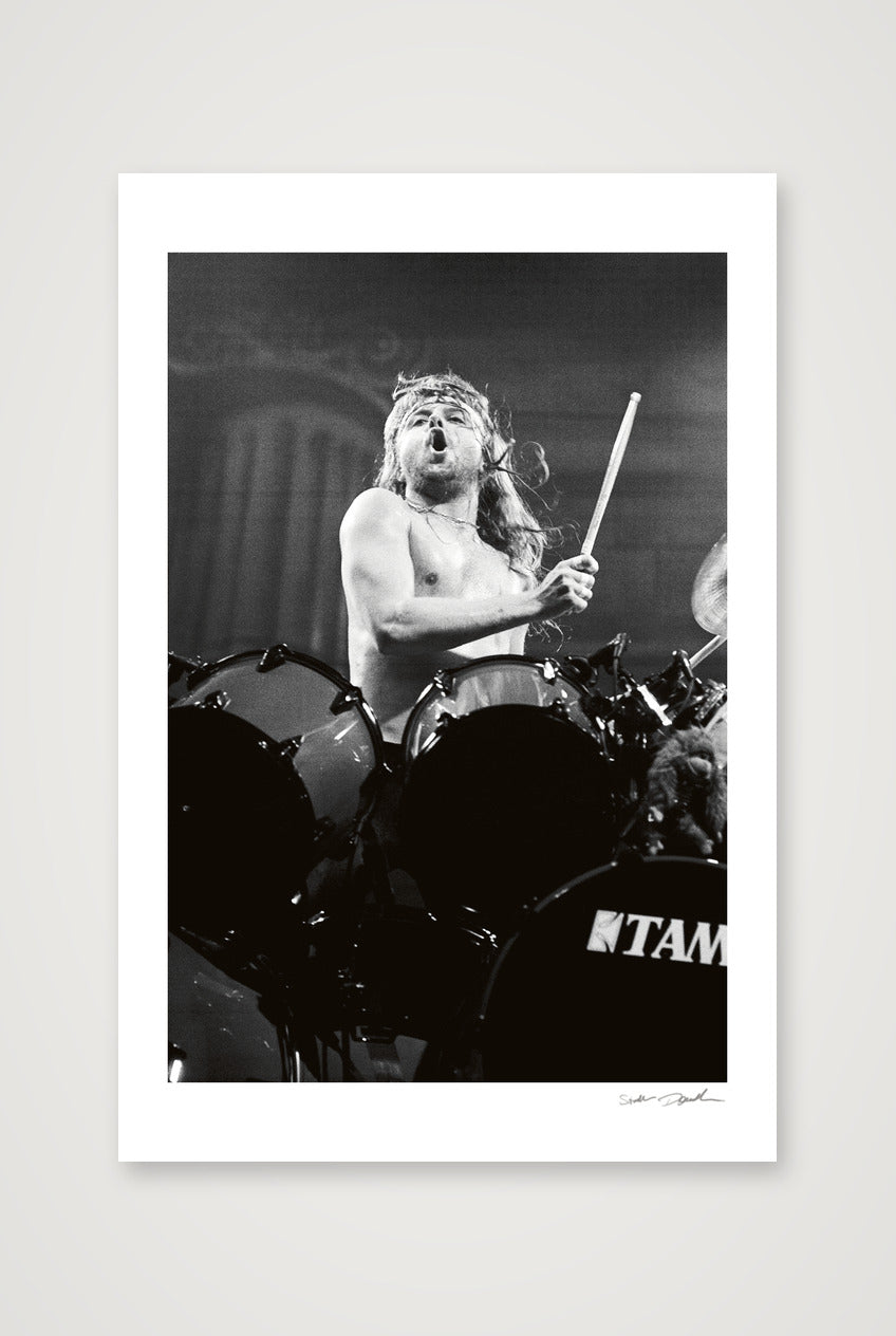 Lars Ulrich – Metallica – Houston 1989 — 40×60cm, 16×24" Print only